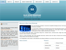 Tablet Screenshot of blueoceanbrokerage.com